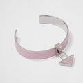18K Prada Triangle Charm Cuff Bracelet