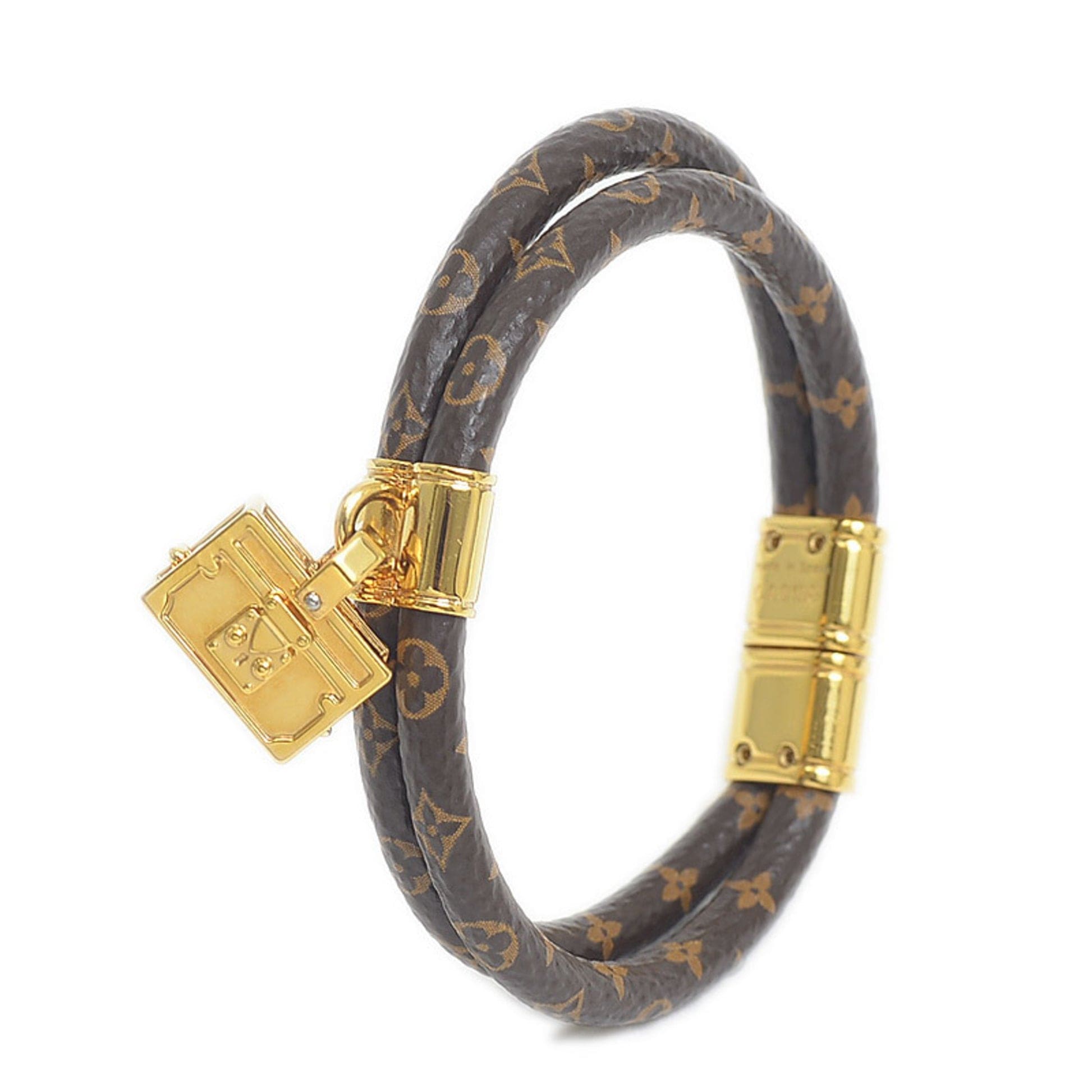 18K Louis Vuitton Brassie Quipu It Twice Trunk Motif Bracelet