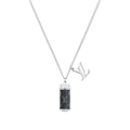 18K Louis Vuitton Monogram Eclipse Charms Necklace