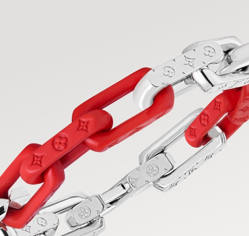 18K Louis Vuitton Dargon Monogram Chain Bracelet
