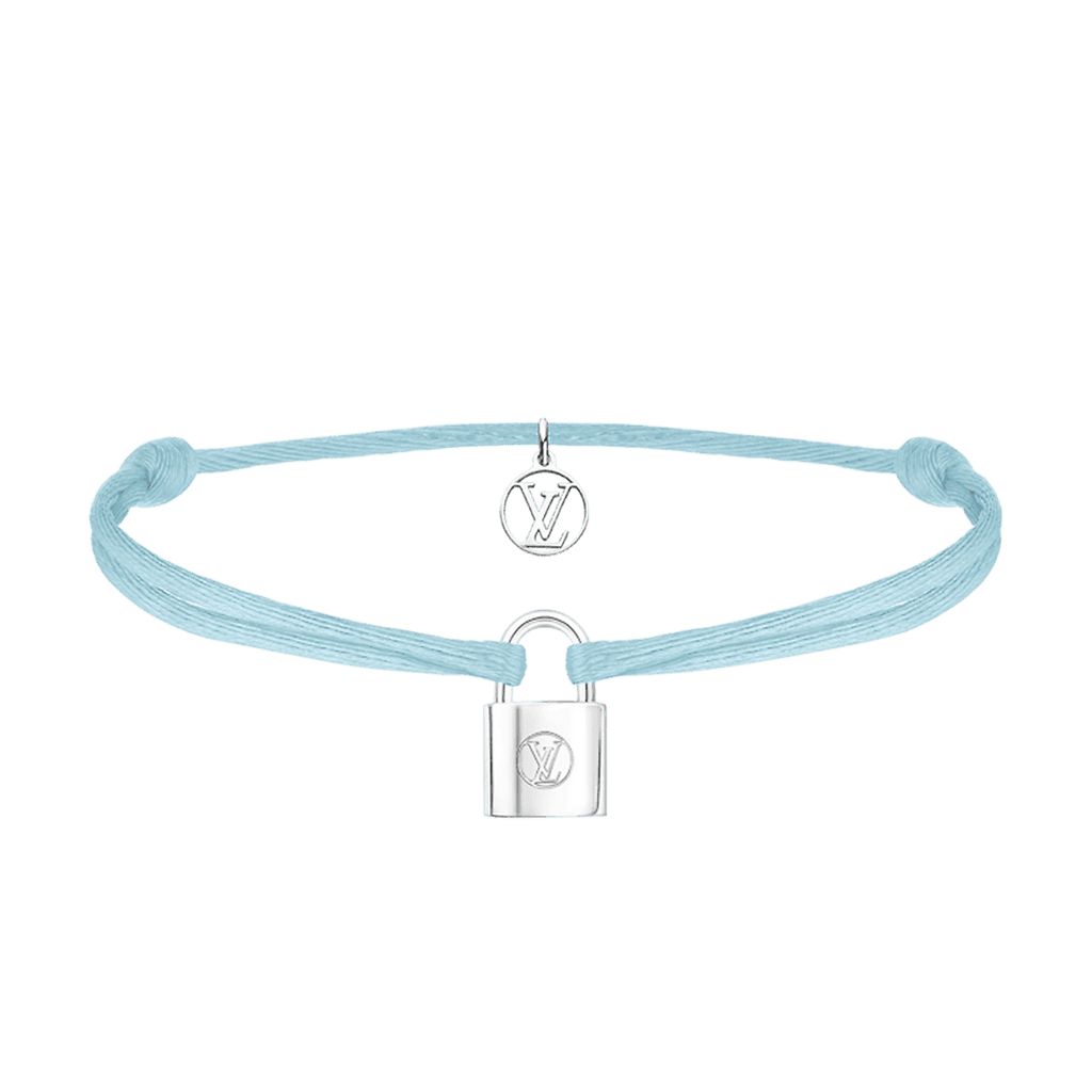 18K Louis Vuitton Silver Lockit X Virgil Abloh Bracelet