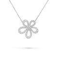 18K Flowerlace Pendant Necklace