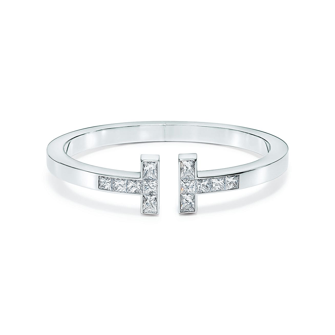 18K Tiffany Diamond Square Bracelet