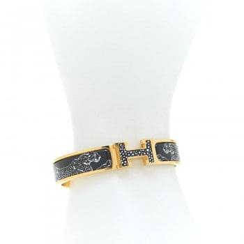 18K Guepards Clic Clac Hermes Bracelet