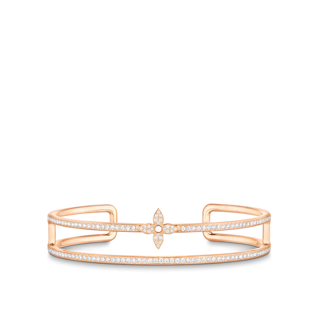 18K Louis Vuitton Idylle Blossom Two-Row Bracelet