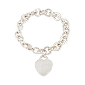 18K Tiffany Heart Tag Bracelet