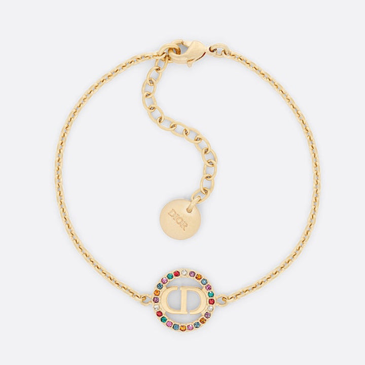 18K Petit Dior Multicolor Crystals Bracelet