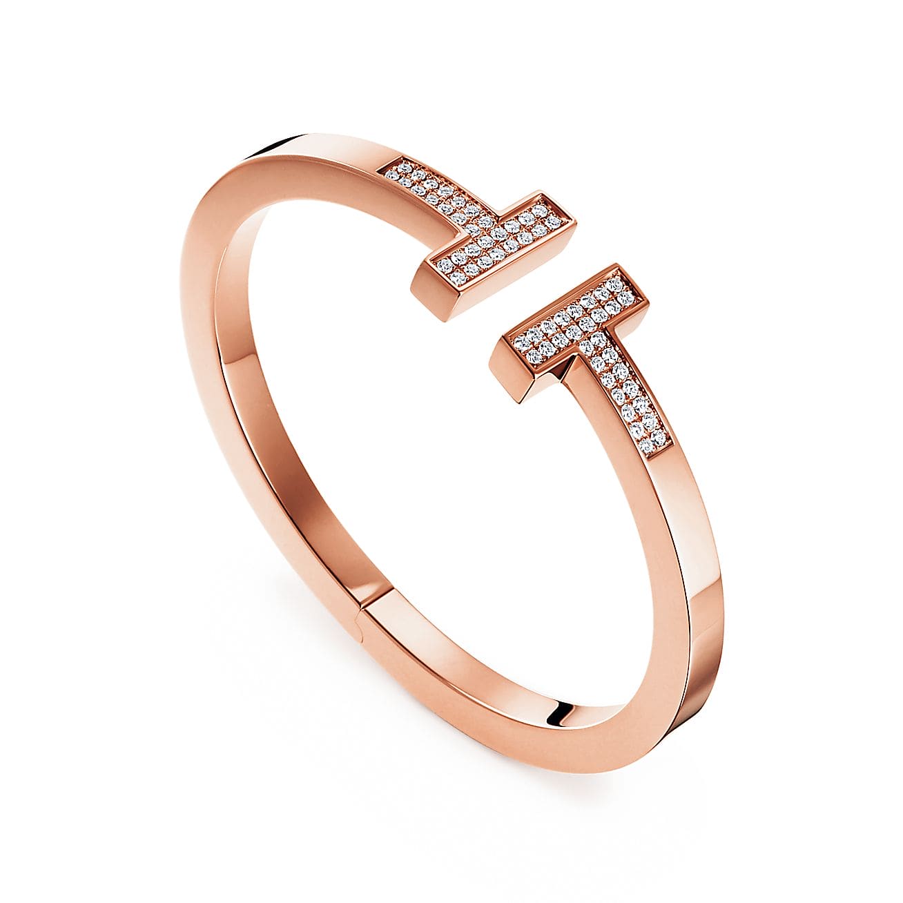 18K Tiffany Diamond Square Bracelet