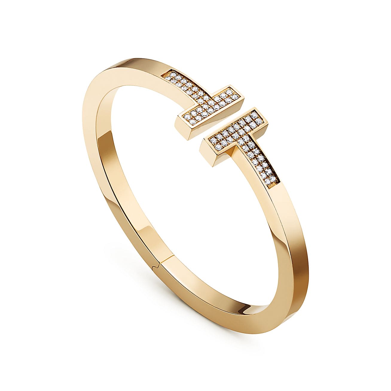 18K Tiffany Diamond Square Bracelet