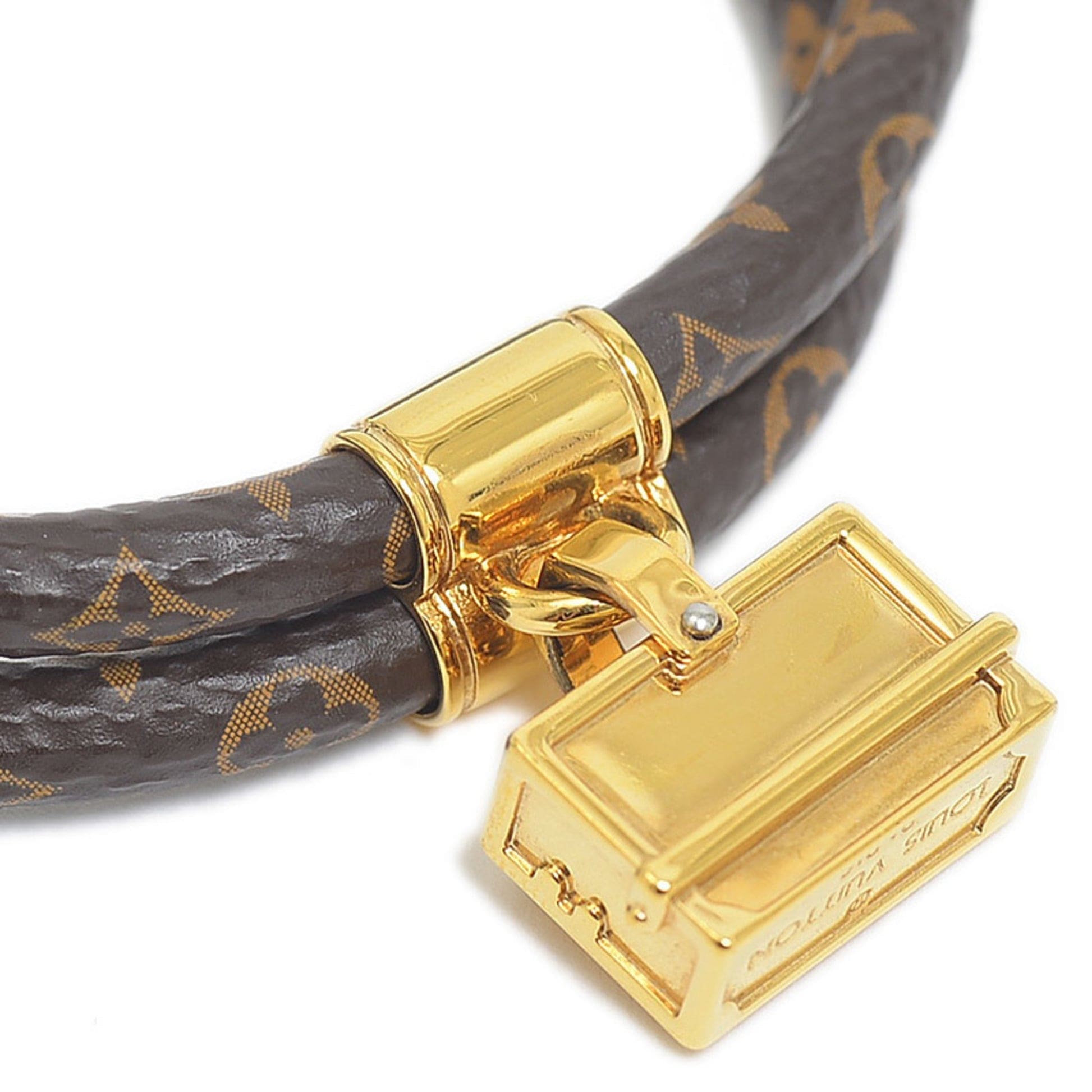 18K Louis Vuitton Brassie Quipu It Twice Trunk Motif Bracelet