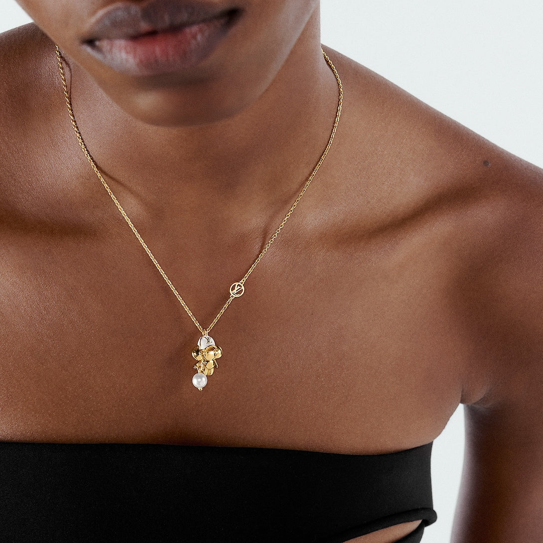 18K Louis Vuitton Vivienne Necklace