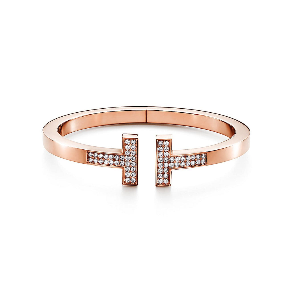 18K Tiffany Diamond Square Bracelet