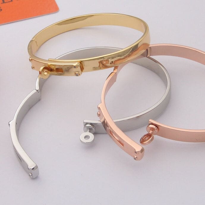 18K Yellow Gold Kelly Hermes Bracelet