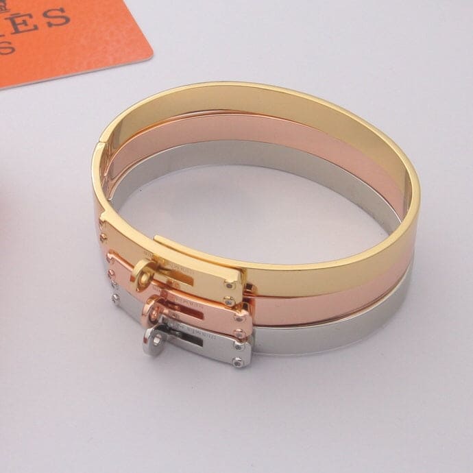 18K Rose Gold Kelly Hermes Bracelet