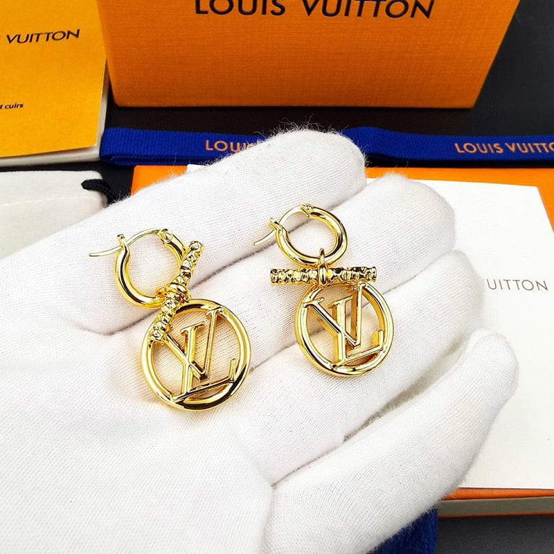 18K Louis Vuitton Baby Louise Earrings