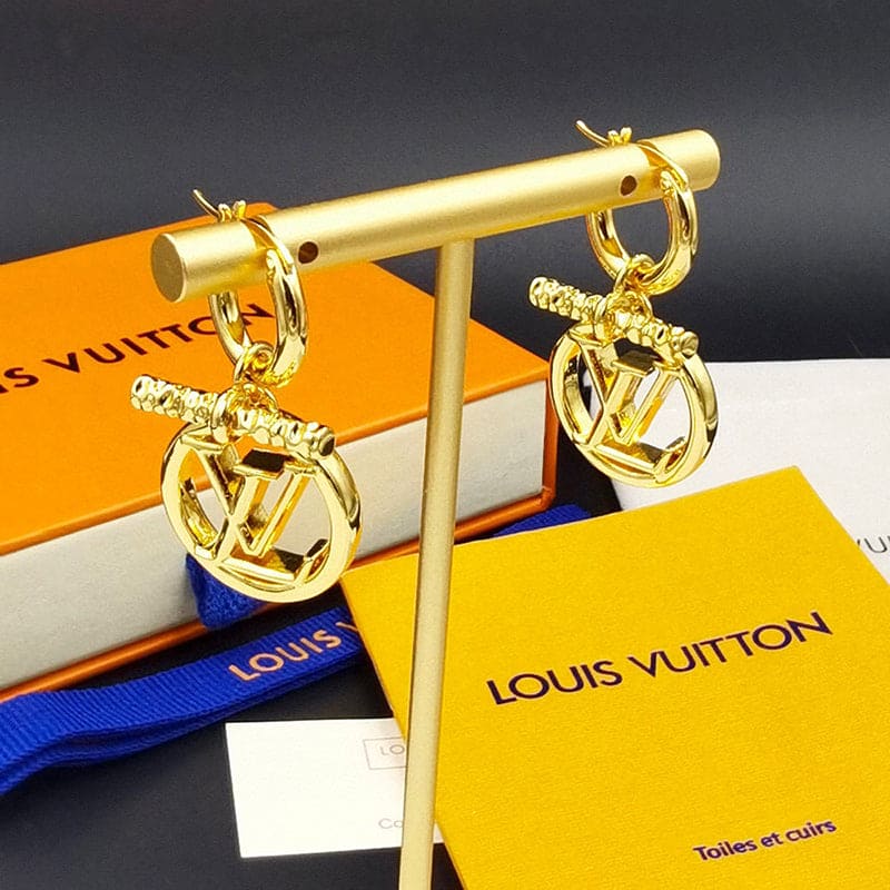 18K Louis Vuitton Baby Louise Earrings