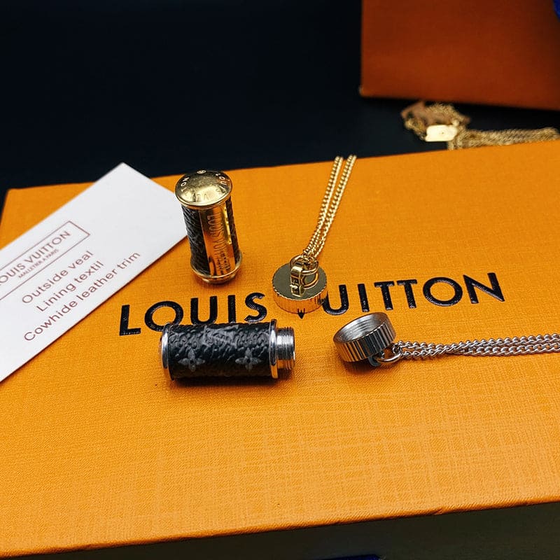 18K Louis Vuitton Monogram Eclipse Charms Necklace