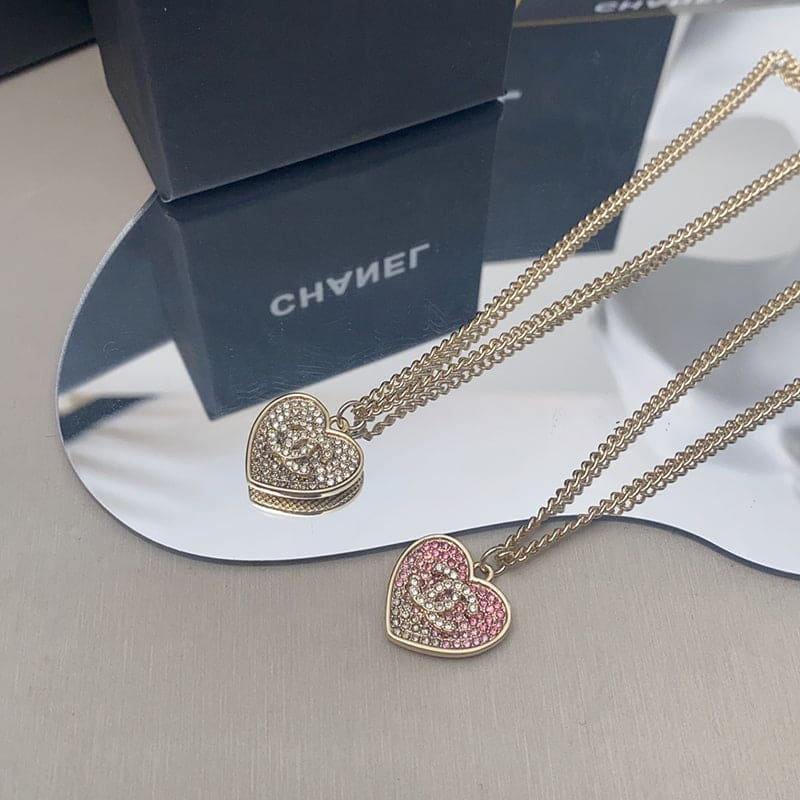18K  Chanel Pink Diamonds Necklace