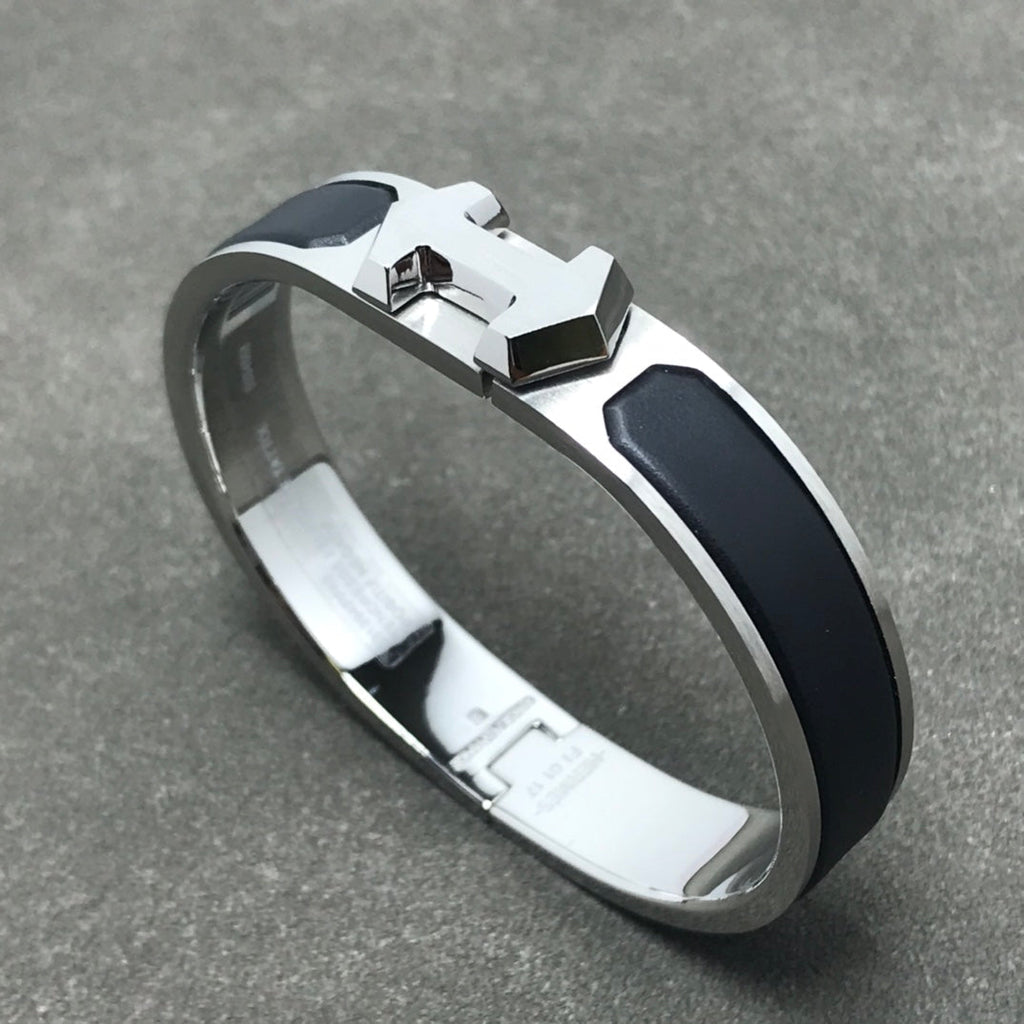 18K Super Hermes Black Bracelet