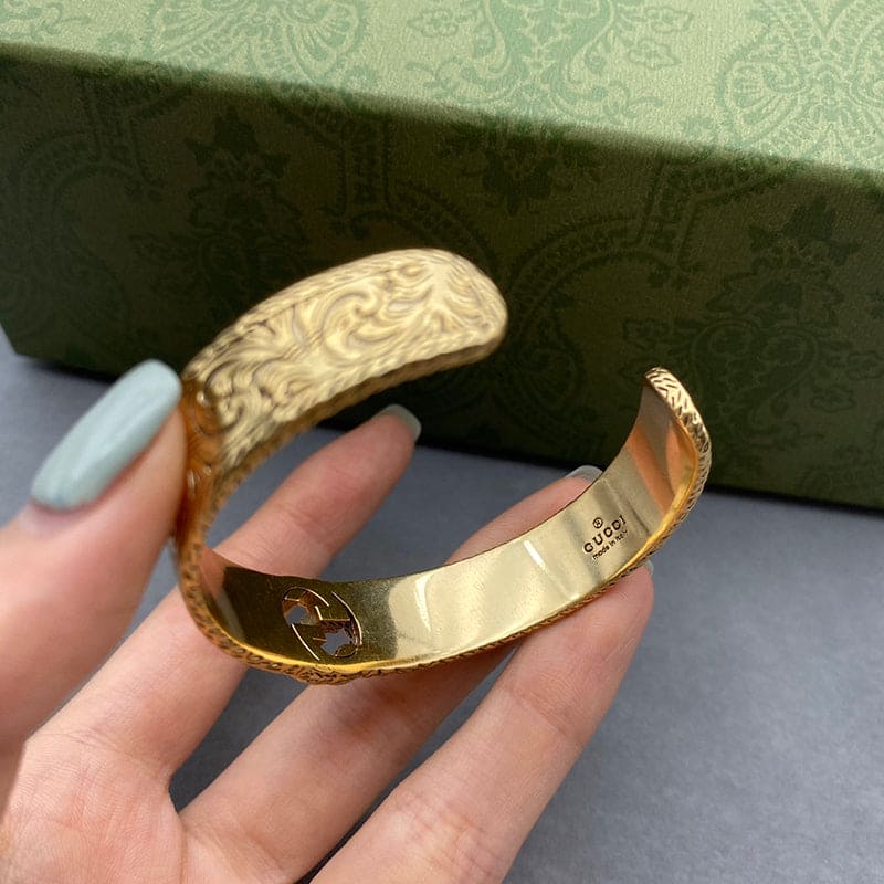 18K GucciOpen Bangle Bracelet