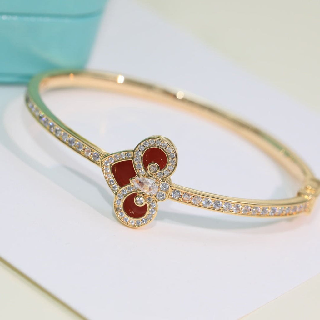 18K Tiffany Fleur De Lis Bracelet