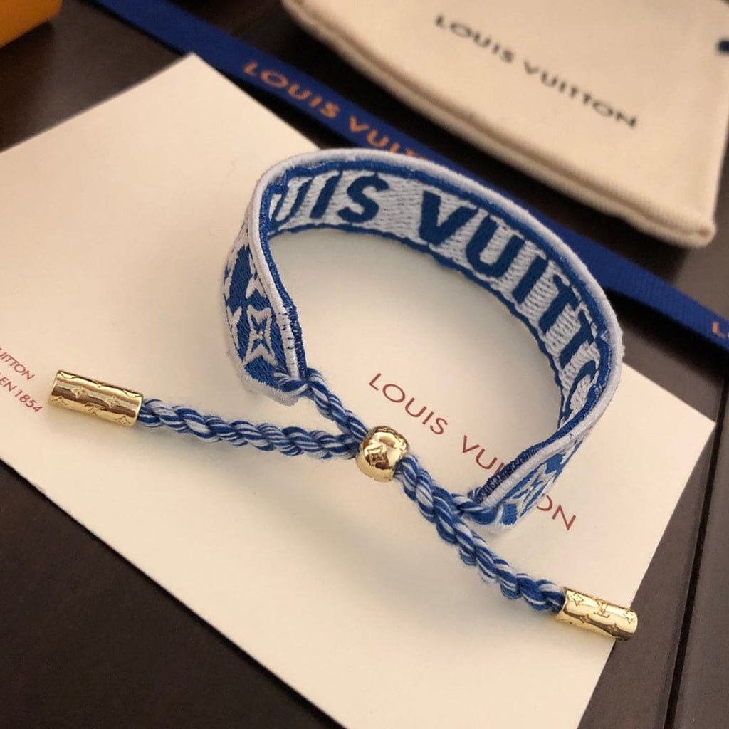18K Louis Vuitton Buddy Red & Black Bracelet