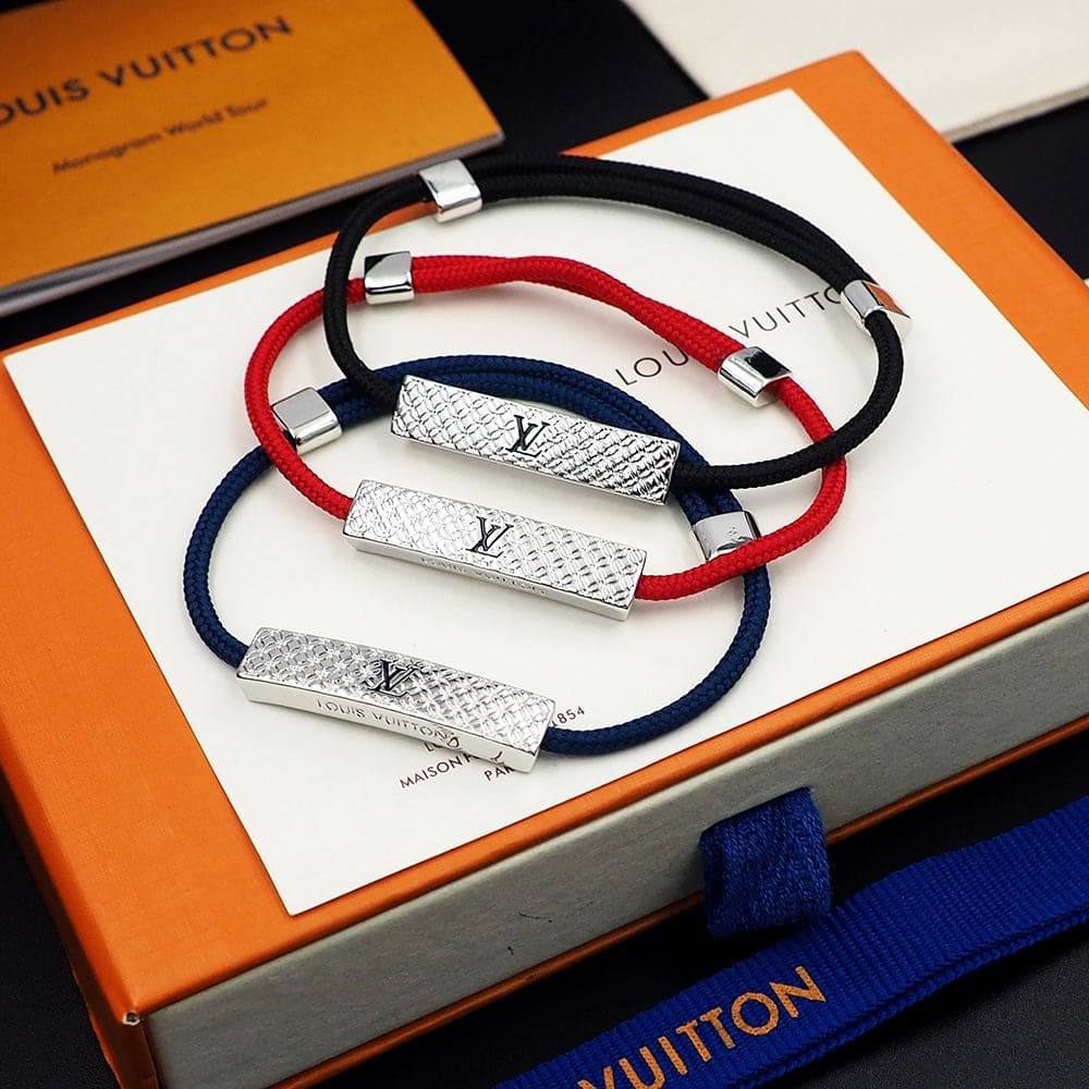 18K Louis Vuitton Champs Elys¨¦es Black Bracelet
