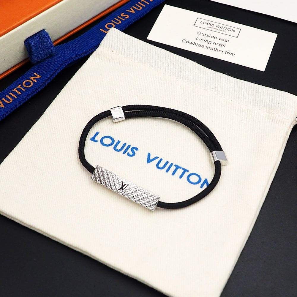 18K Louis Vuitton Champs Elys¨¦es Black Bracelet