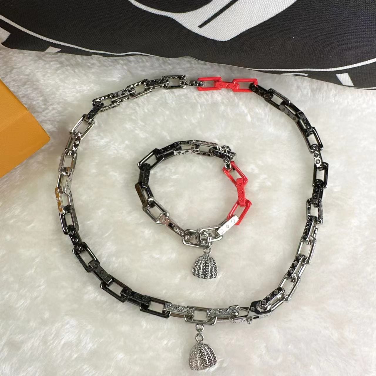 18K Louis Vuitton x YK Monogram Chain Bracelet