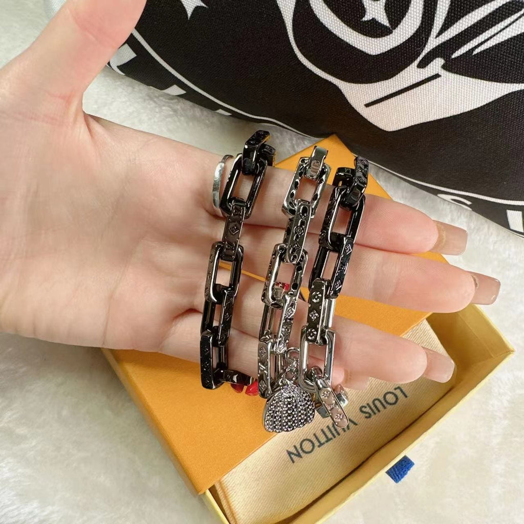 18K Louis Vuitton x YK Monogram Chain Bracelet