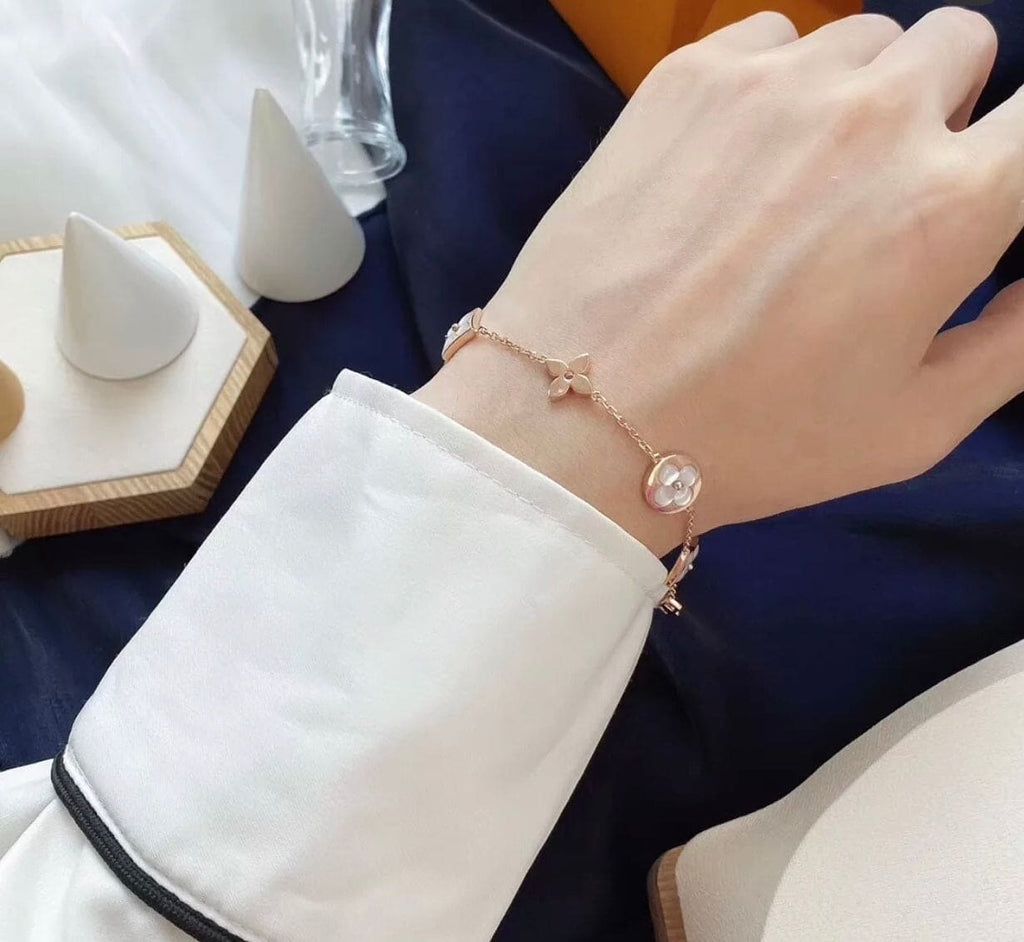 18K Louis Vuitton Colour Blossom Balenciaga Multi-Motif Bracelet