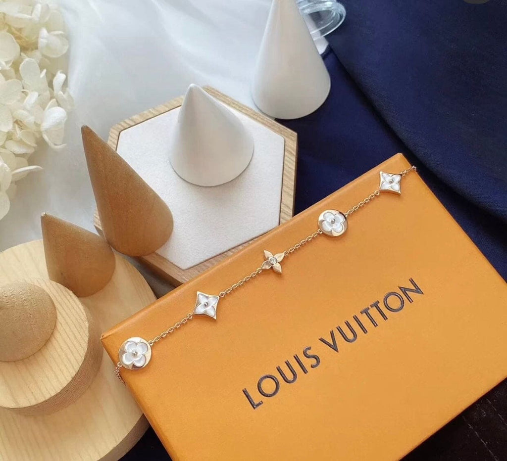 18K Louis Vuitton Colour Blossom Balenciaga Multi-Motif Bracelet