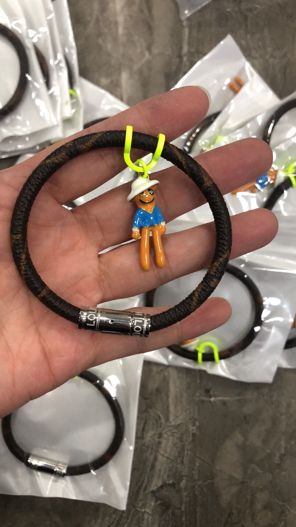 18K Louis Vuitton Hang It Mascot Bracelet