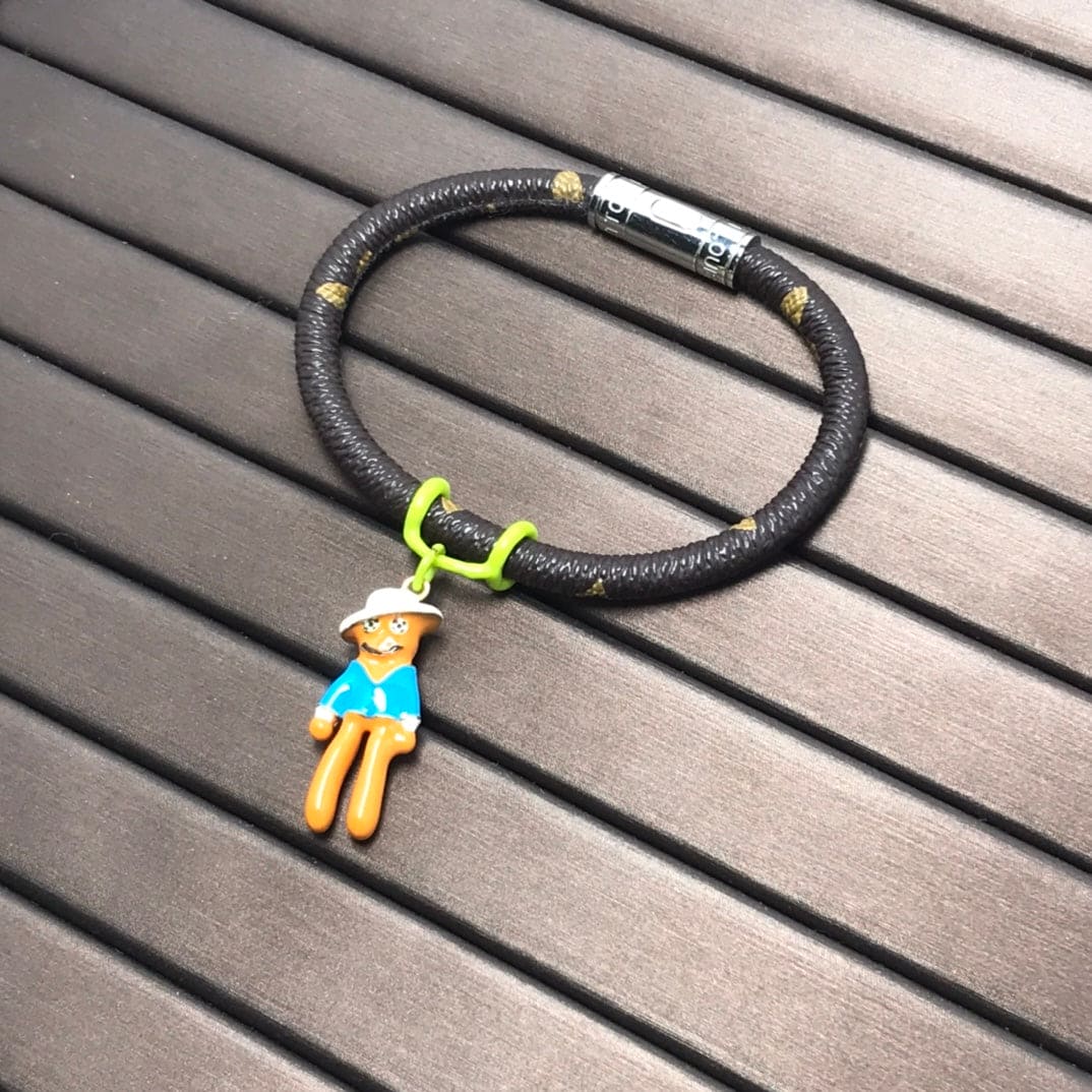18K Louis Vuitton Hang It Mascot Bracelet