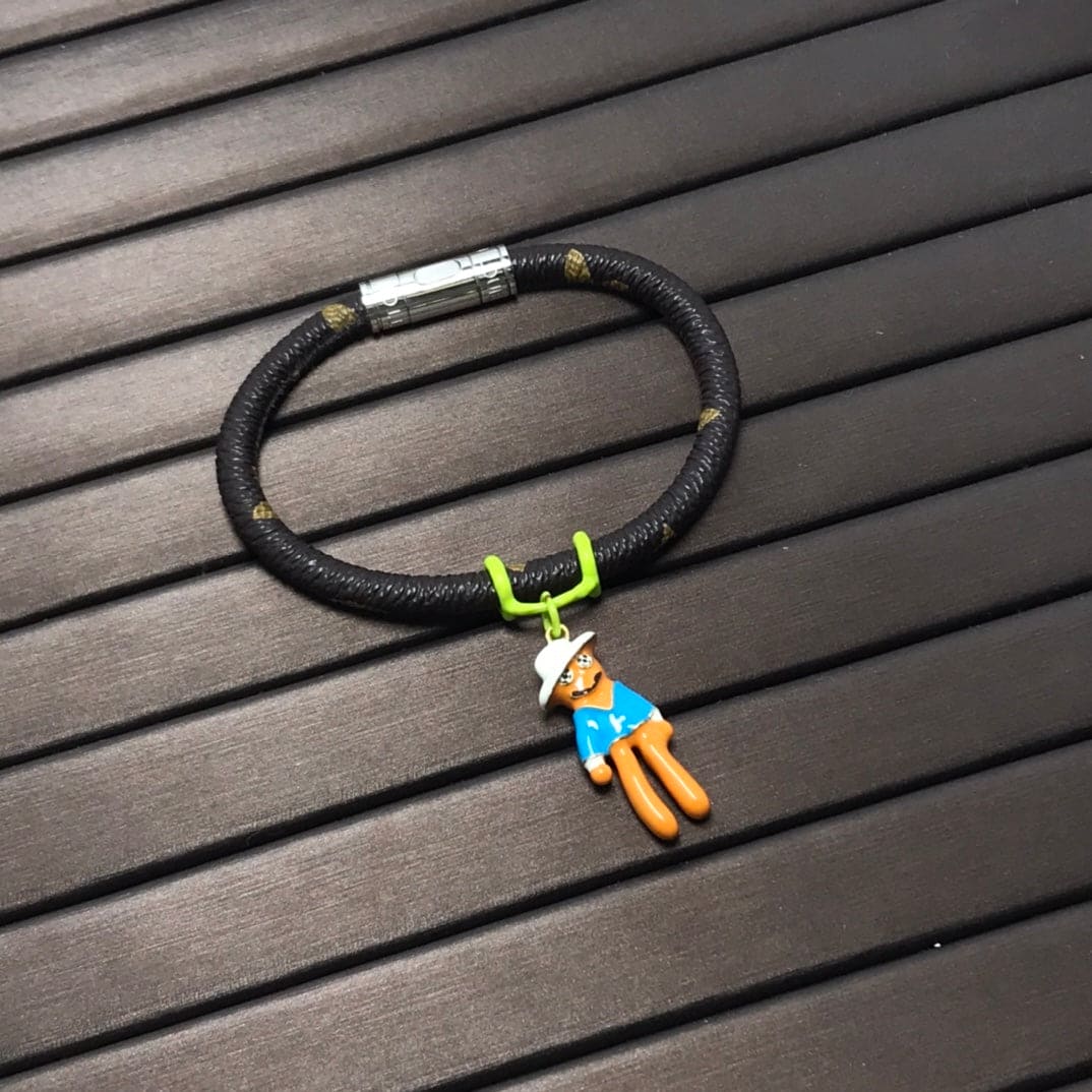 18K Louis Vuitton Hang It Mascot Bracelet