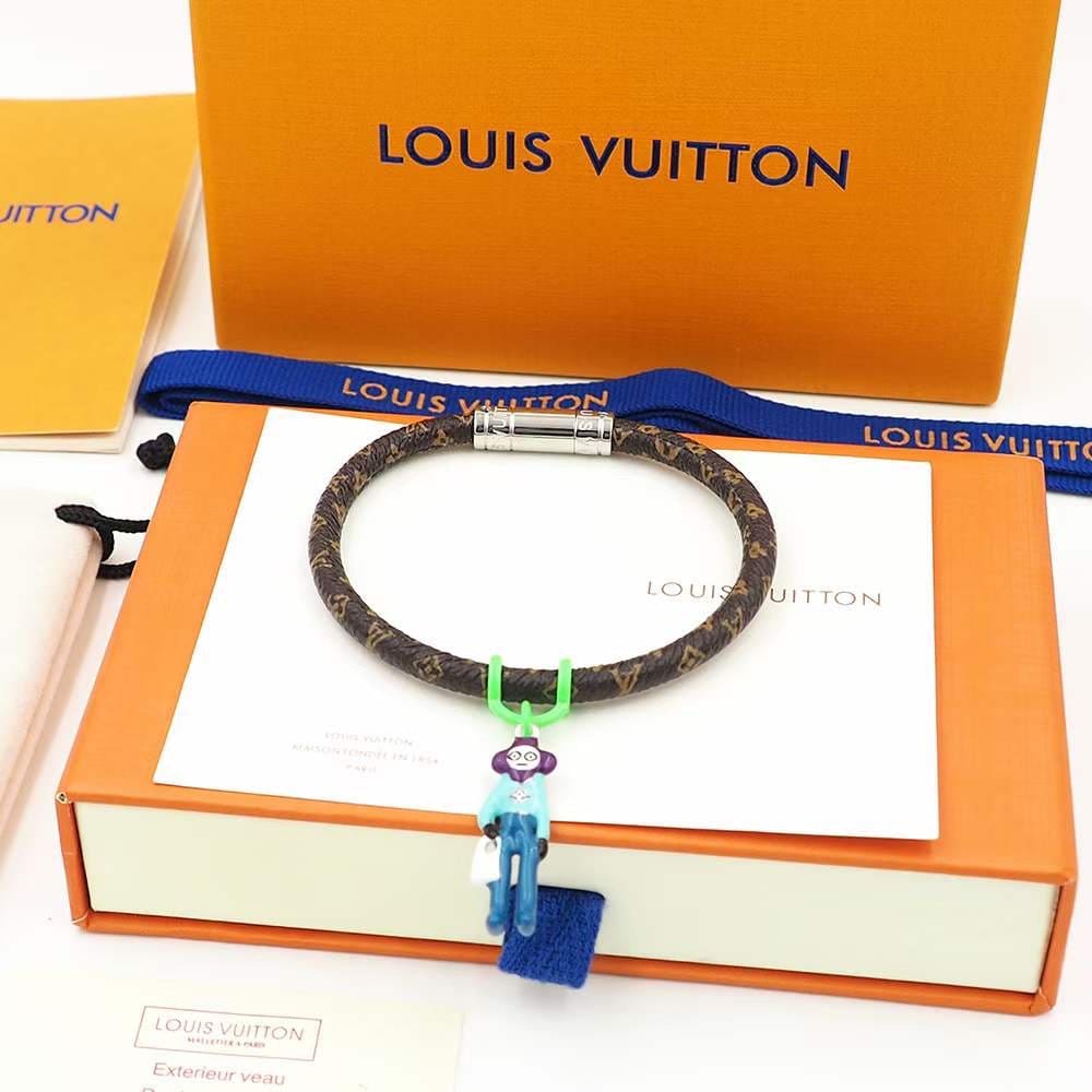 18K Louis Vuitton Hang It Mascot Bracelet