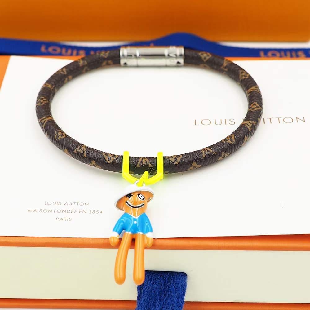 18K Louis Vuitton Hang It Mascot Bracelet
