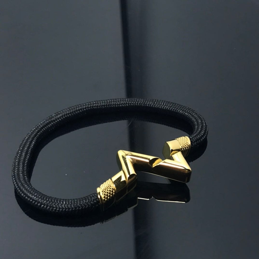 18K Louis Vuitton Volt Upside Down Play Black Bracelet