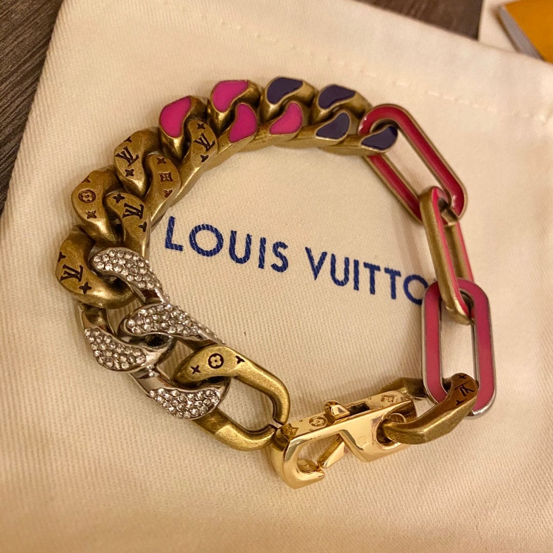 18K Louis Vuitton Mixed Chains Bracelet