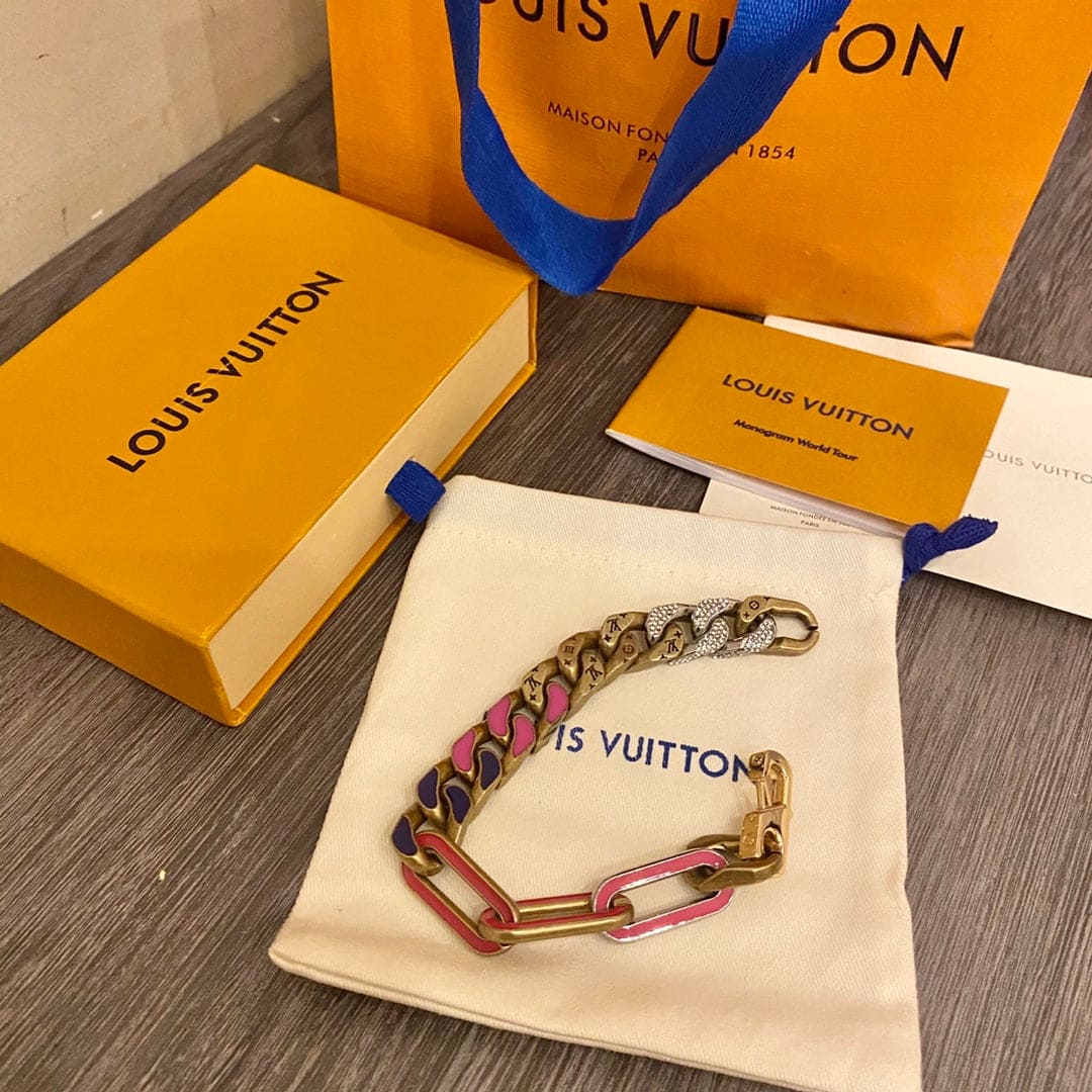 18K Louis Vuitton Mixed Chains Bracelet