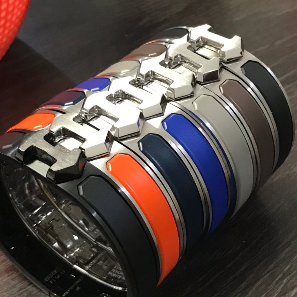 18K Super Hermes Blue Bracelet