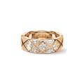18K Rose Gold  Chanel Coco Crush Diamonds Ring