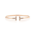 18K Tiffany Diamond Wire Bracelet