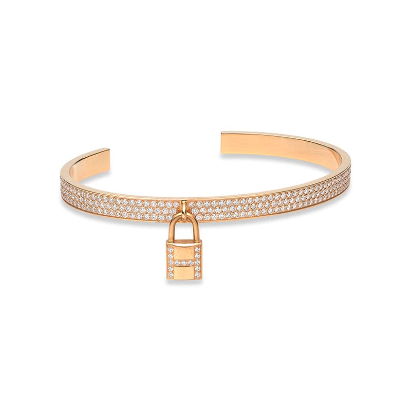 18K Kelly Clochette Diamond Hermes Bracelet