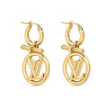 18K Louis Vuitton Baby Louise Earrings