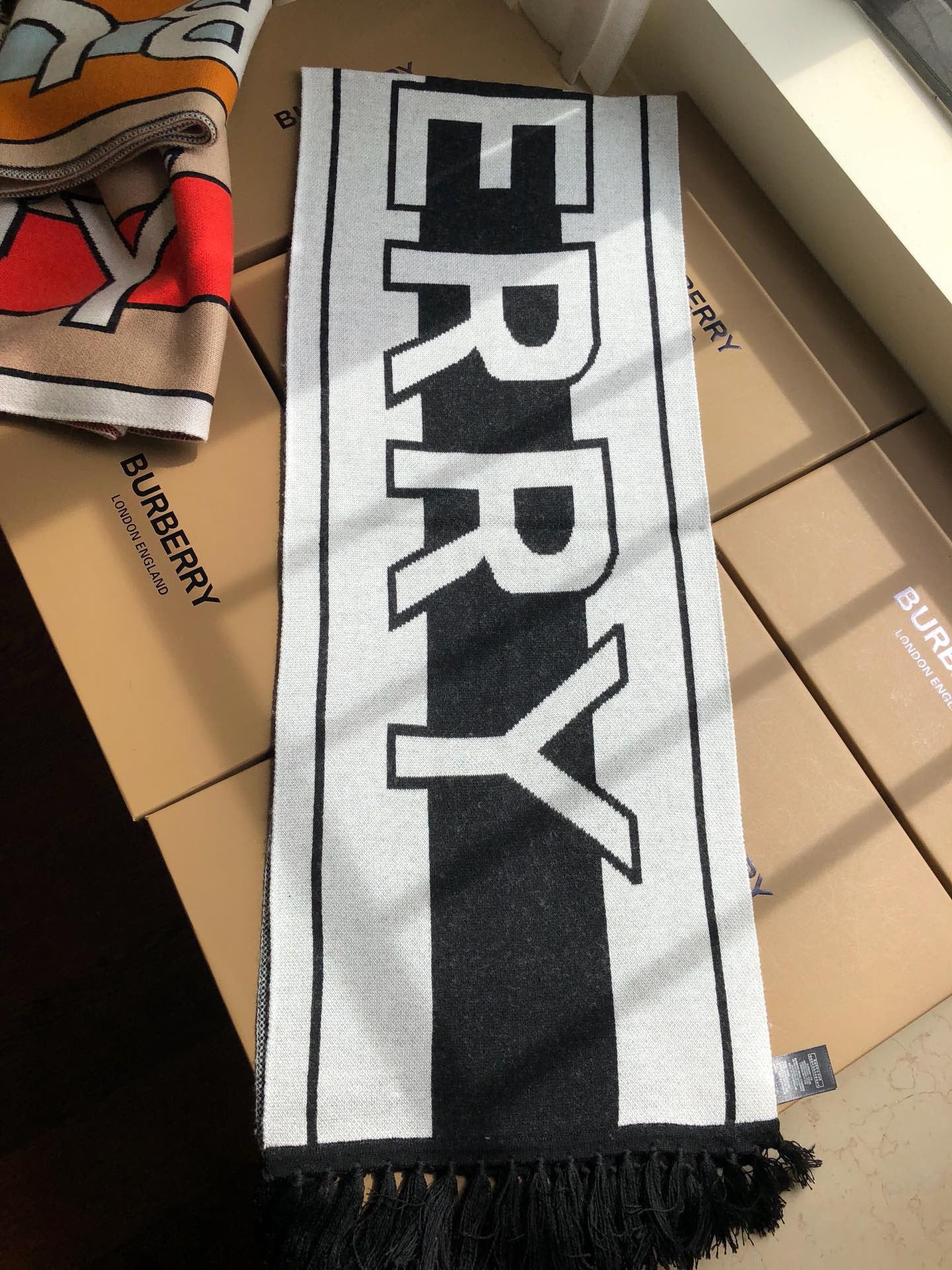 BBR SCARF 175 CM IN CASHMERE 484334