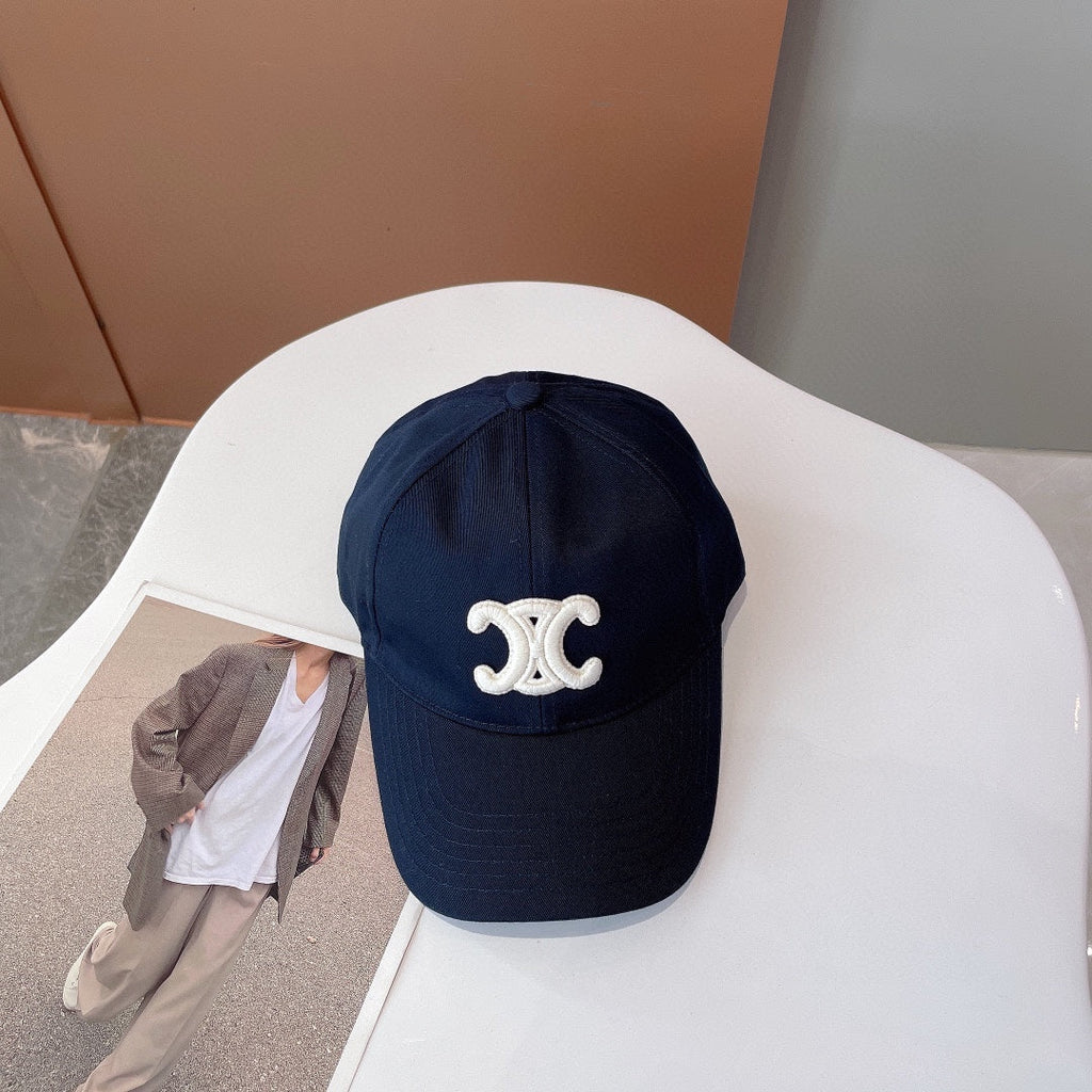 CELINE BASEBALL CAP IN DARK BLUE CANVAS