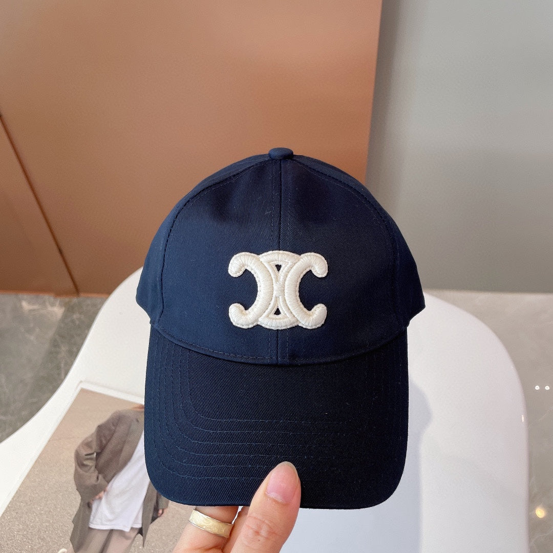 CELINE BASEBALL CAP IN DARK BLUE CANVAS
