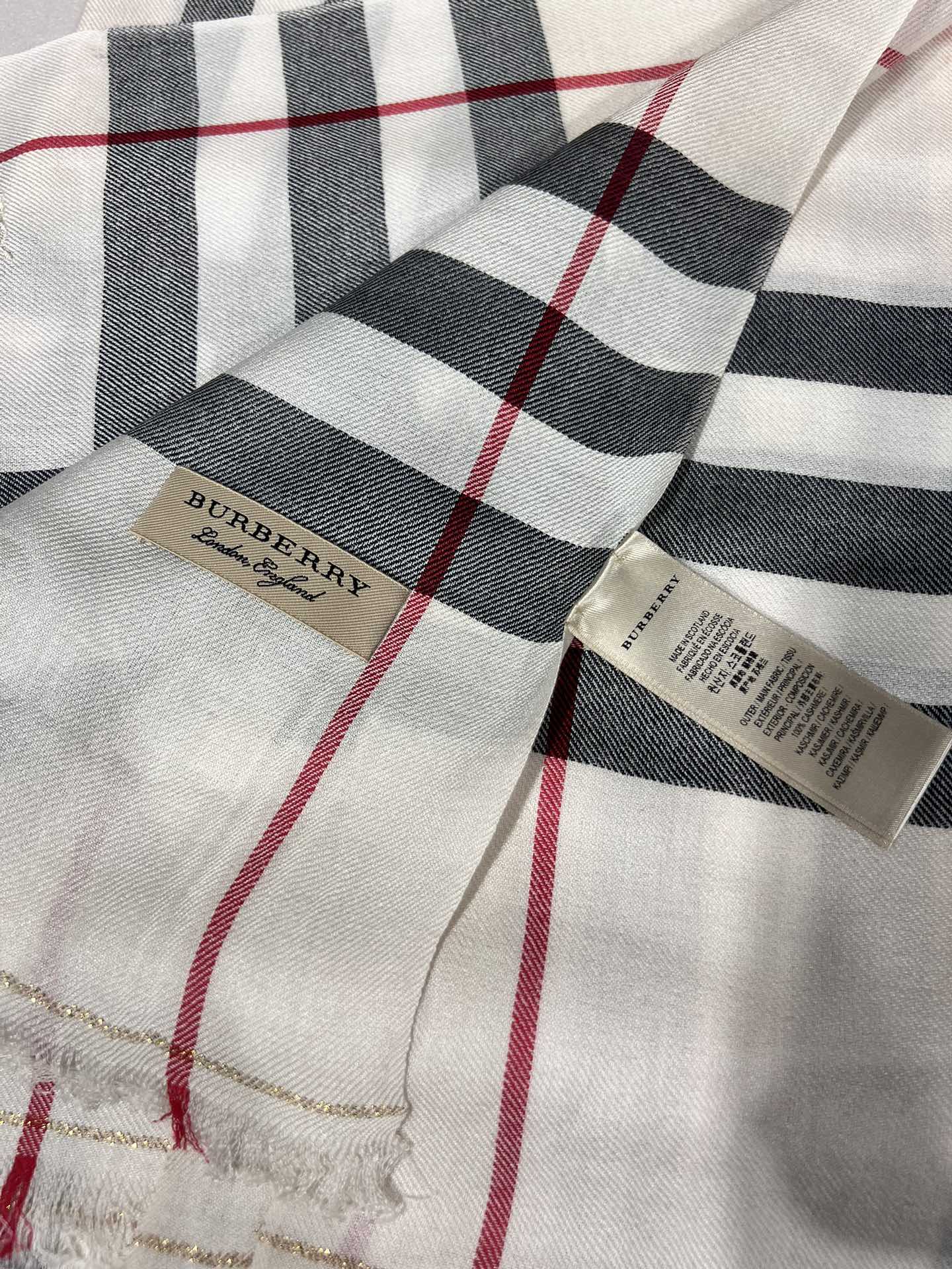 BBR SCARF 200 CM IN CASHMERE 490988
