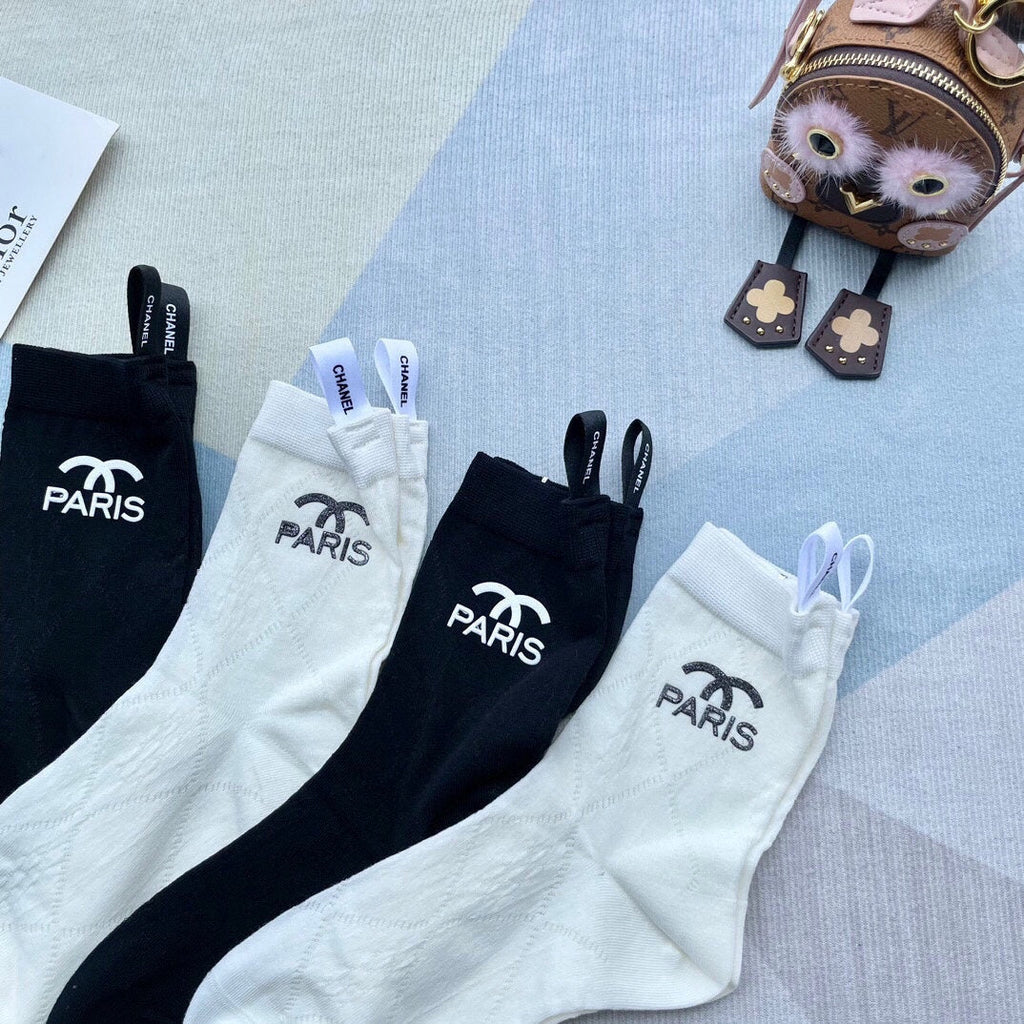 CHANEL LOW-CUT SOCKS 420750 (1 BOX )